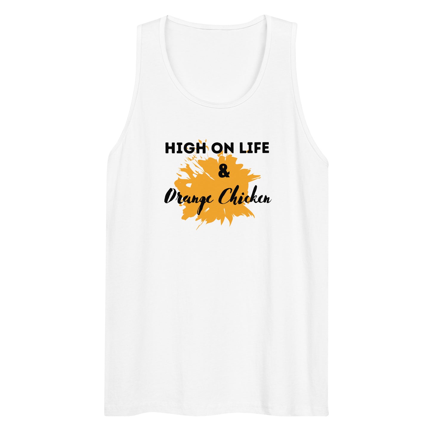 High On Life & Orange Chicken Unisex Premium Tank Top