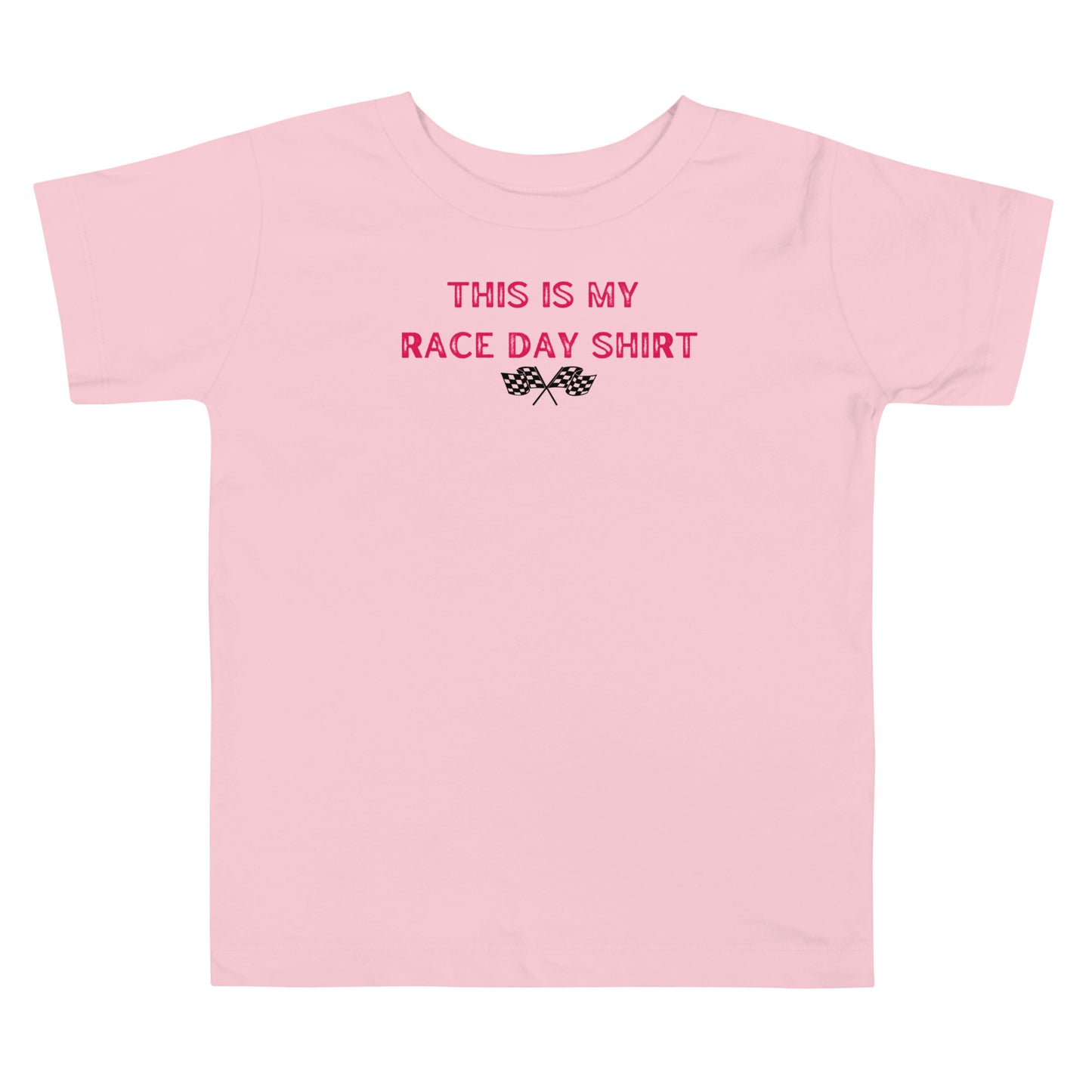 This Is My Race Day Shirt Toddler Short Sleeve Tee