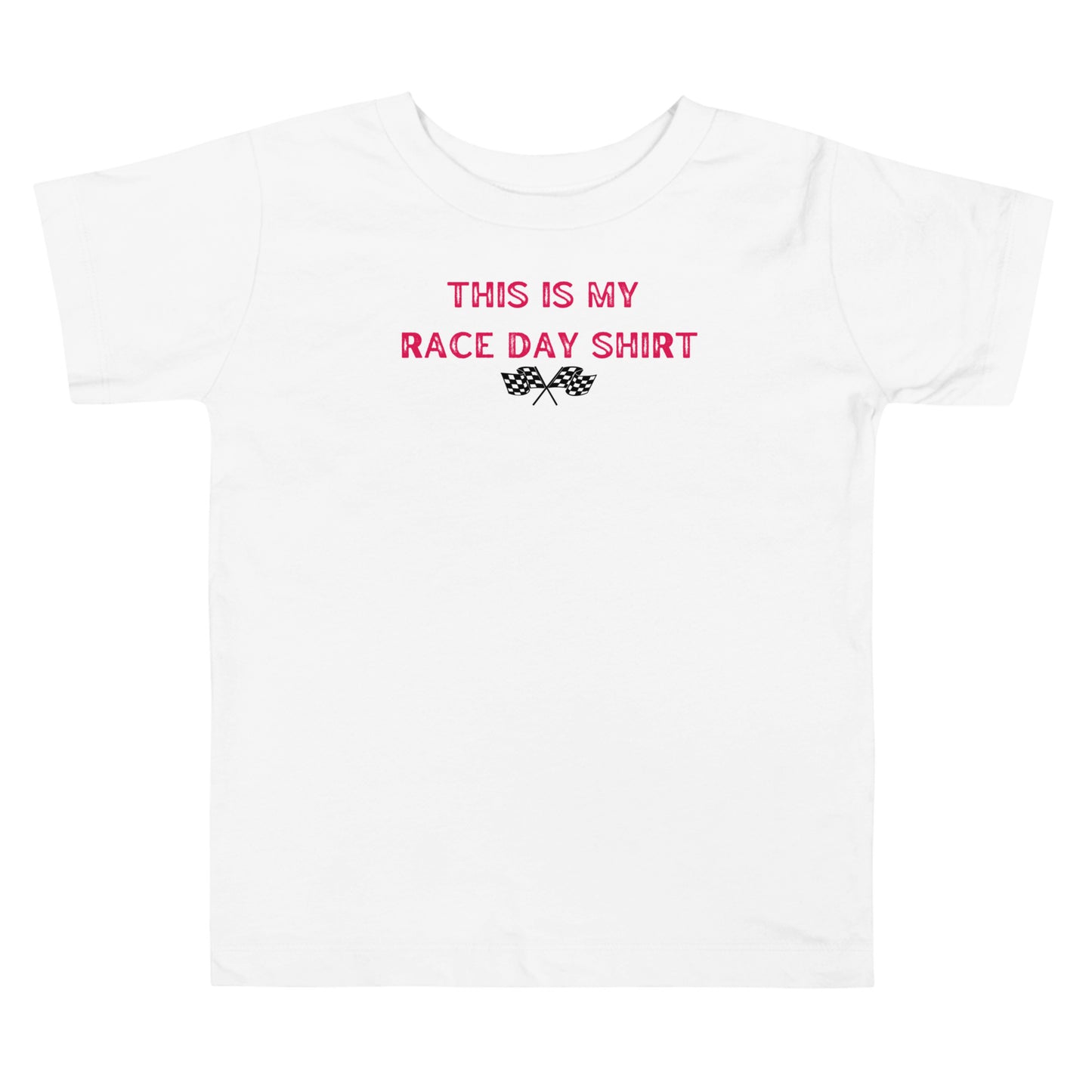 This Is My Race Day Shirt Toddler Short Sleeve Tee