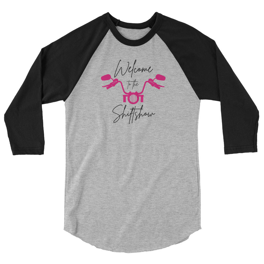 Welcome To The Shiftshow 3/4 Sleeve Raglan Shirt