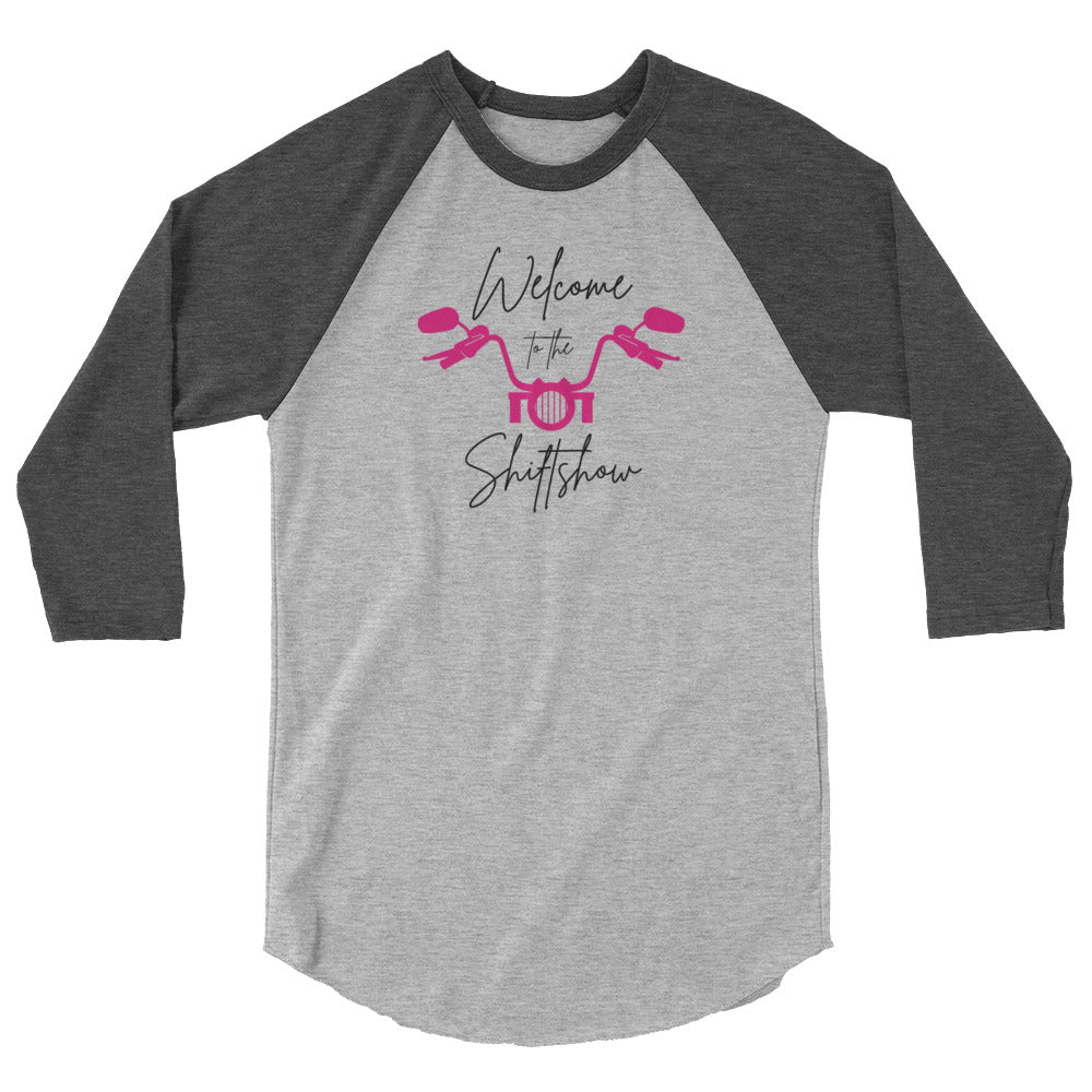 Welcome To The Shiftshow 3/4 Sleeve Raglan Shirt