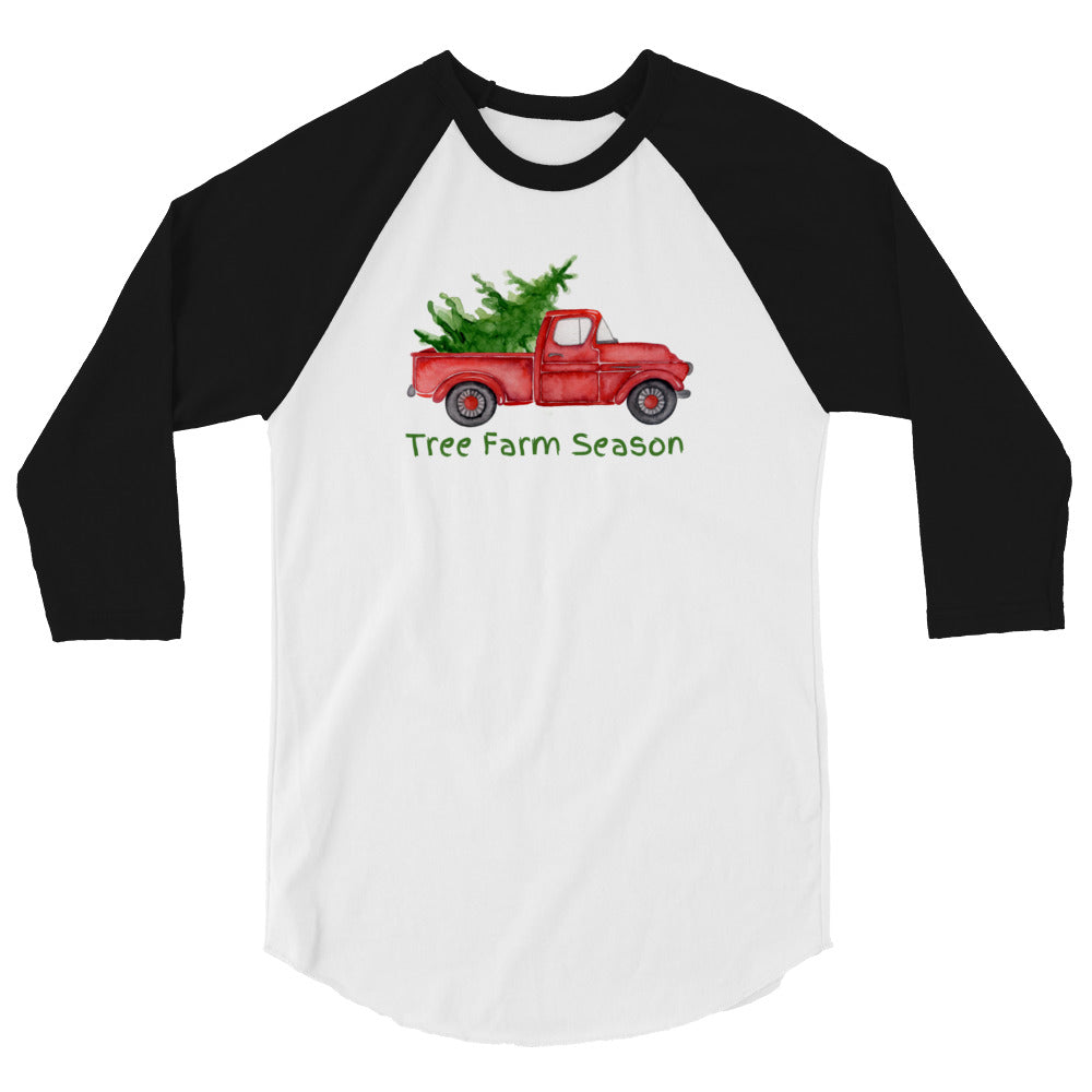 Tree Farm Season 3/4 Sleeve Raglan Shirt