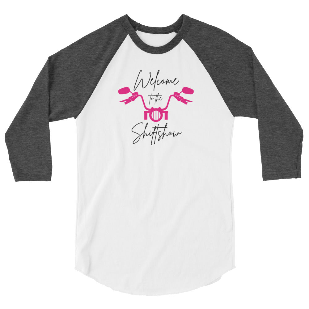 Welcome To The Shiftshow 3/4 Sleeve Raglan Shirt