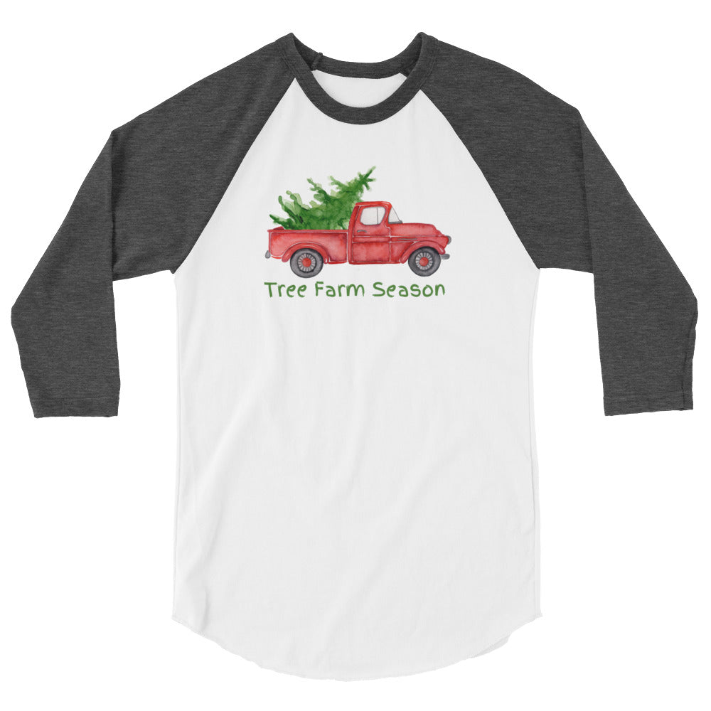 Tree Farm Season 3/4 Sleeve Raglan Shirt