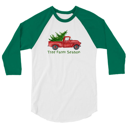 Tree Farm Season 3/4 Sleeve Raglan Shirt