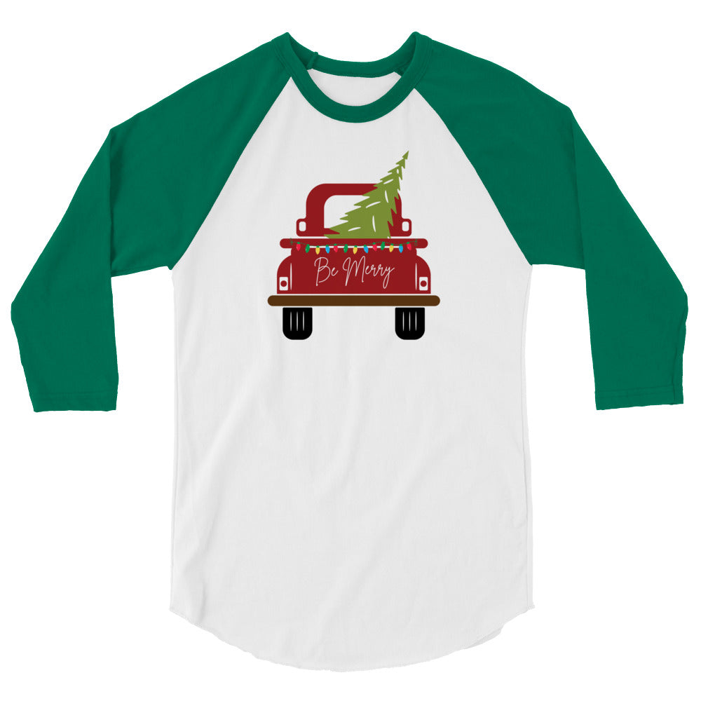 Be Merry 3/4 Sleeve Raglan Shirt