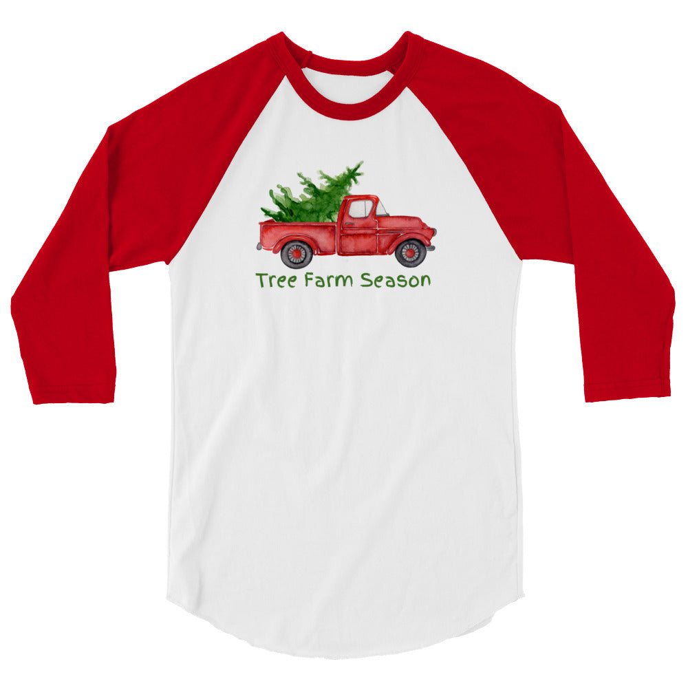 Tree Farm Season 3/4 Sleeve Raglan Shirt