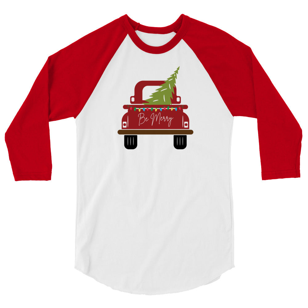 Be Merry 3/4 Sleeve Raglan Shirt