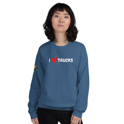 I Heart Trucks Unisex Sweatshirt
