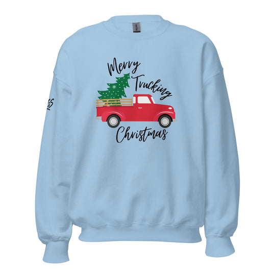 Merry Trucking Christmas Unisex Sweatshirt