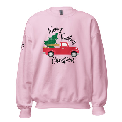 Merry Trucking Christmas Unisex Sweatshirt