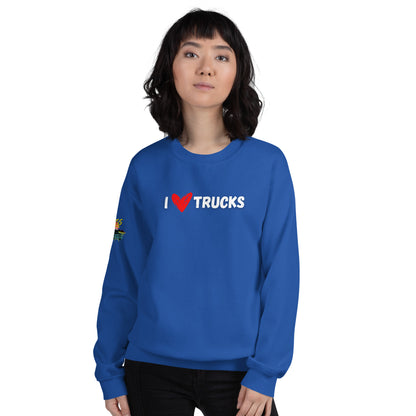 I Heart Trucks Unisex Sweatshirt