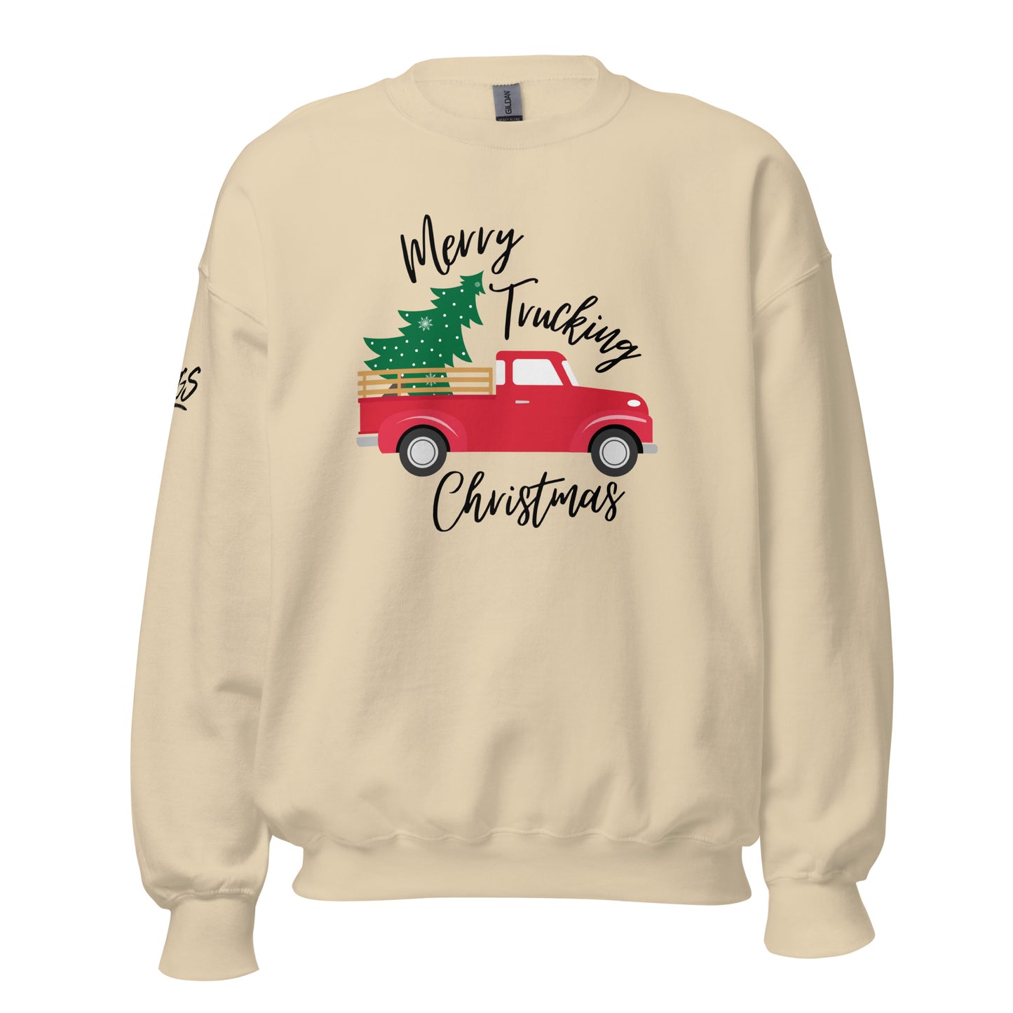 Merry Trucking Christmas Unisex Sweatshirt