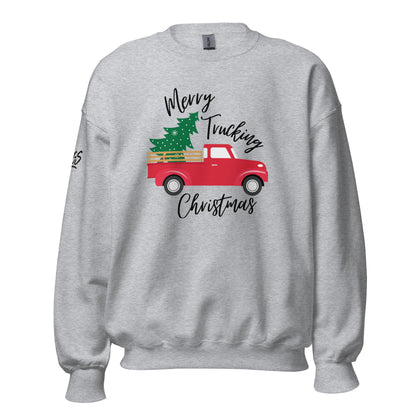 Merry Trucking Christmas Unisex Sweatshirt