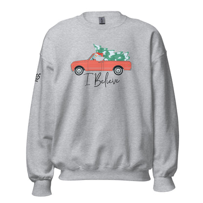 Xmas List Truck Parts Unisex Sweatshirt