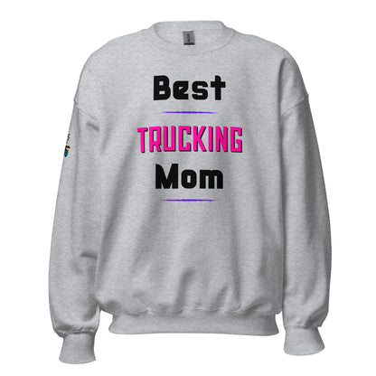 Best Trucking Mom Unisex Sweatshirt