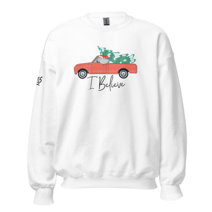 Xmas List Truck Parts Unisex Sweatshirt