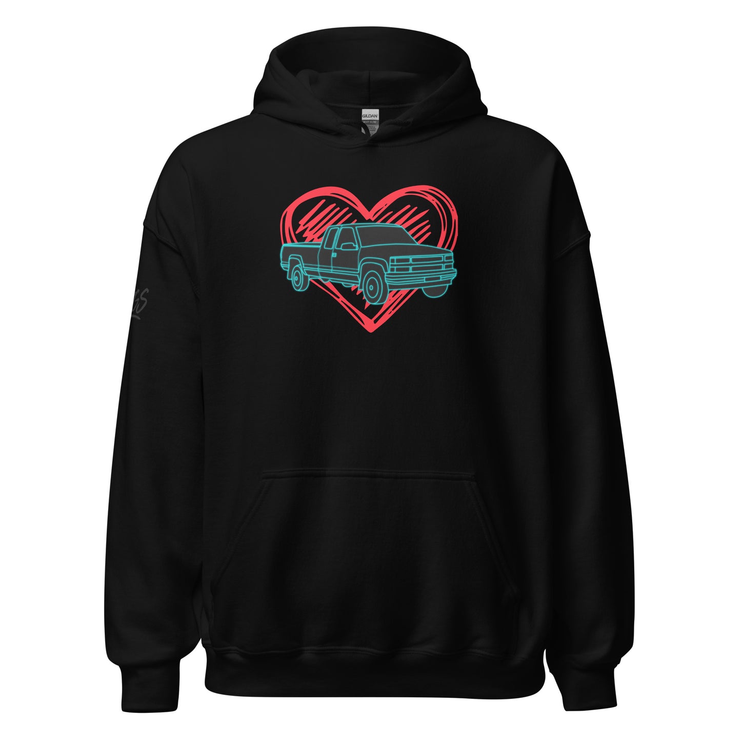 Truck Heart Unisex Hoodie