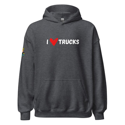 I Heart Trucks Unisex Hoodie