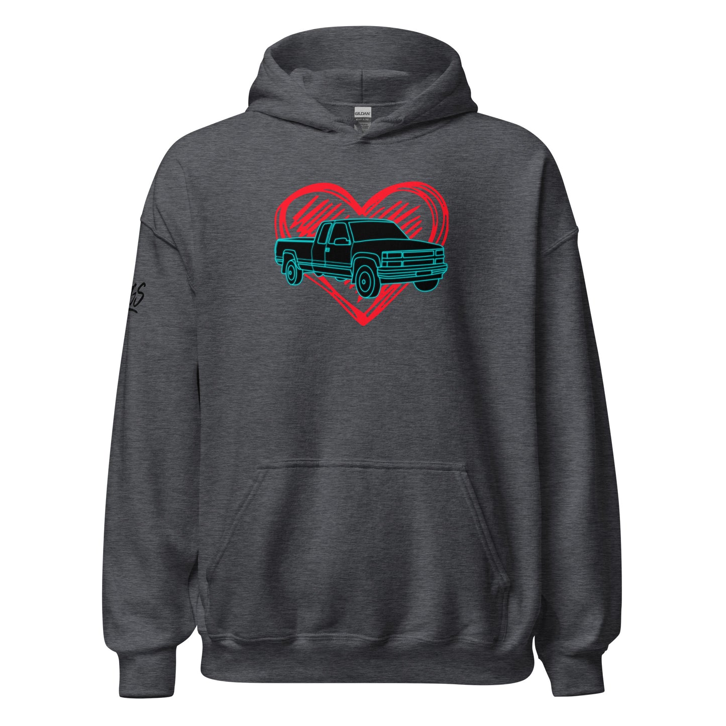 Truck Heart Unisex Hoodie