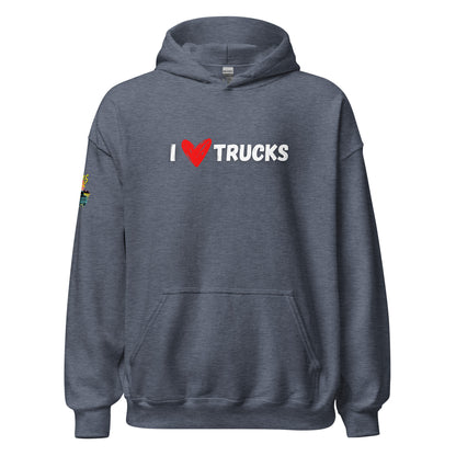 I Heart Trucks Unisex Hoodie