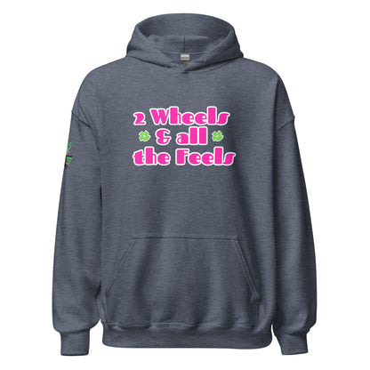 2 Wheels & All The Feels Unisex Hoodie