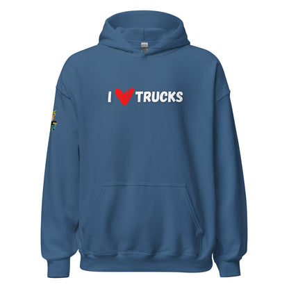 I Heart Trucks Unisex Hoodie