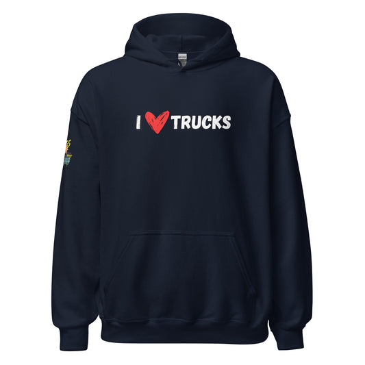 I Heart Trucks Unisex Hoodie