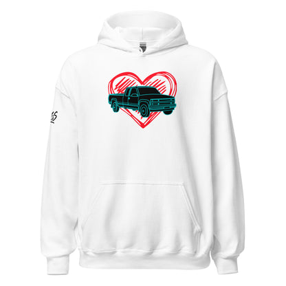 Truck Heart Unisex Hoodie