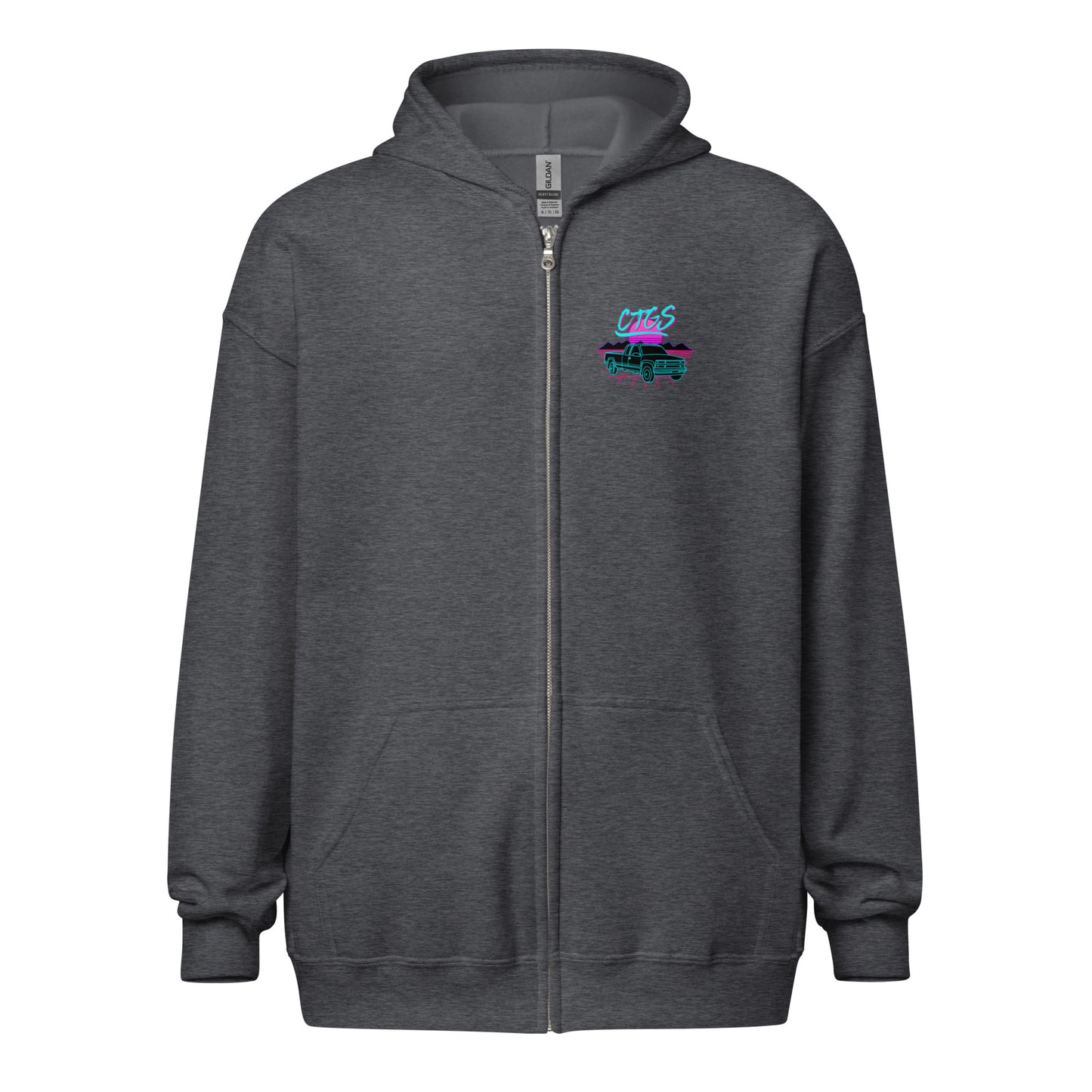 Nobody Trucks Like We Do Unisex Heavy Blend Zip Hoodie