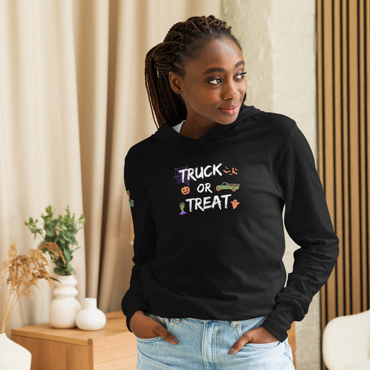 Truck or Treat Hooded Long-sleeve Tee