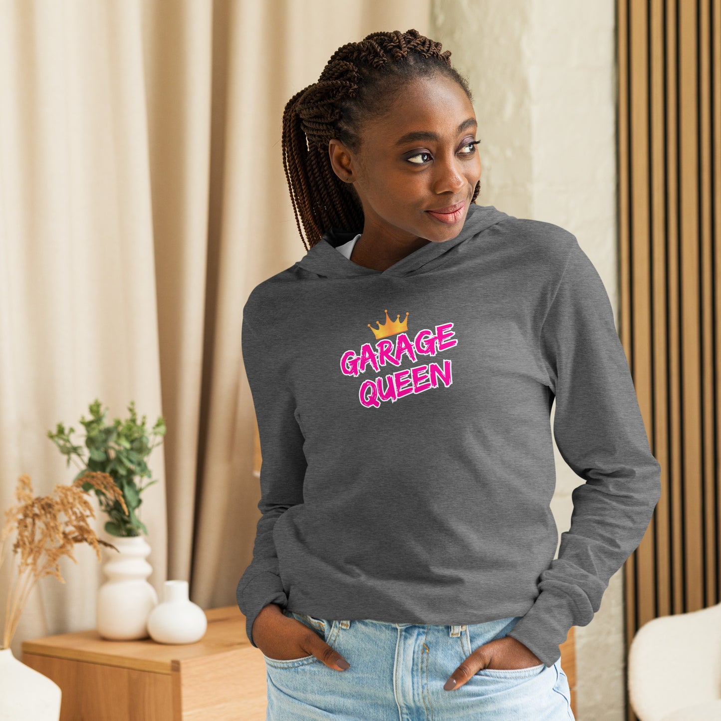 Garage Queen Hooded Long-sleeve Tee