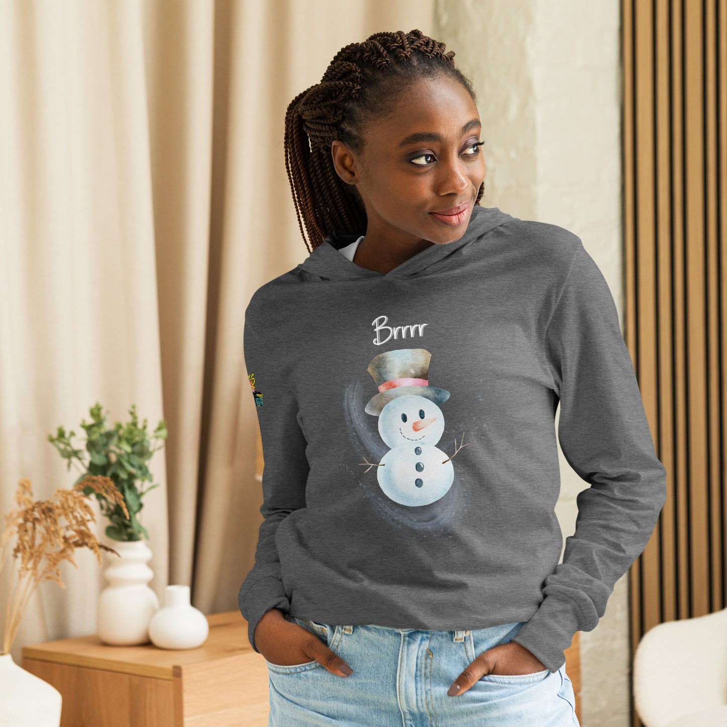 Brrrr Hooded Long-sleeve Tee