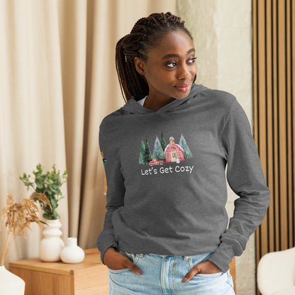 Let's Get Cozy Hooded Long-sleeve Tee