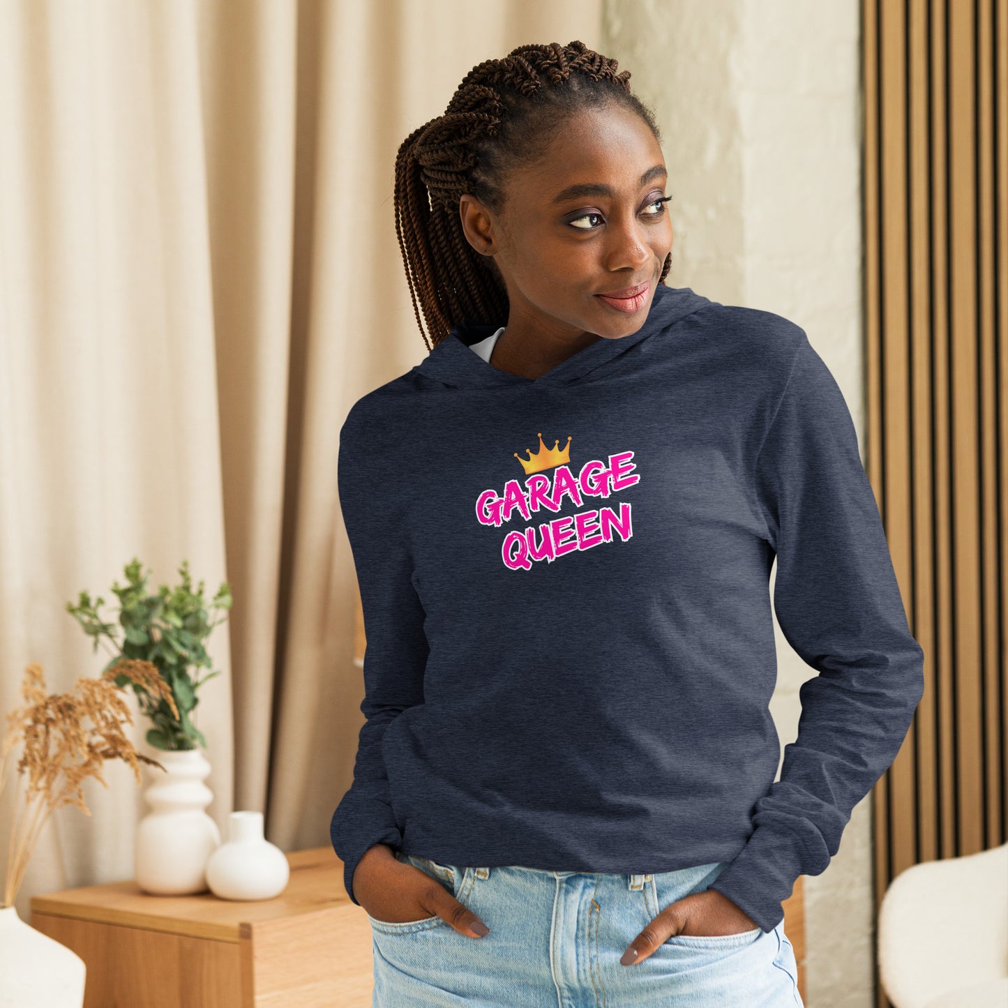 Garage Queen Hooded Long-sleeve Tee