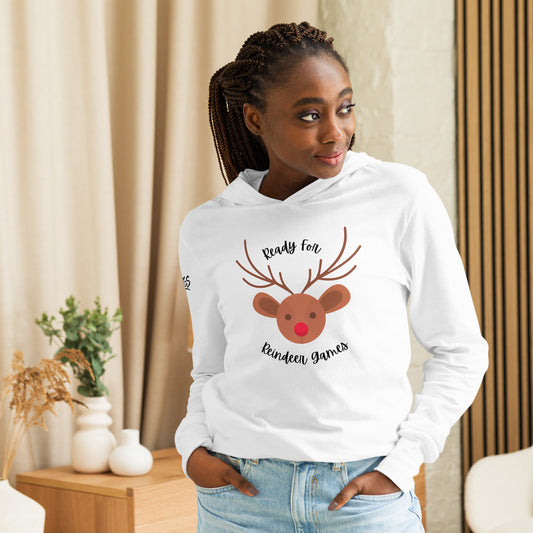 Ready For Reindeer Games Hooded Long-sleeve Tee