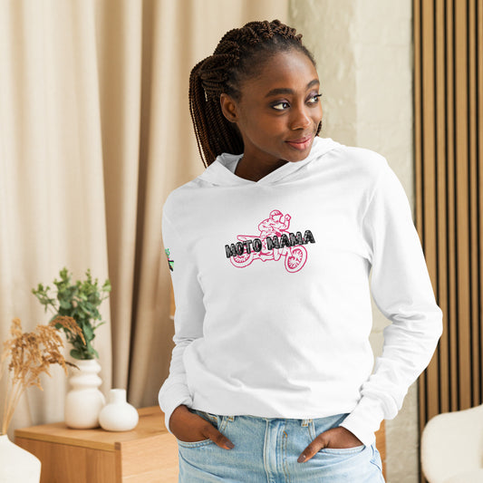 Moto Mama Hooded Long-sleeve Tee