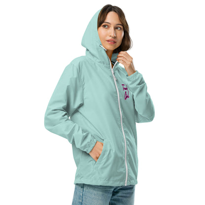 Truck Girl Unisex Lightweight Zip Up Windbreaker