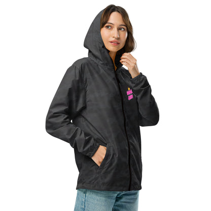 Garage Queen Unisex Lightweight Zip Up Windbreaker