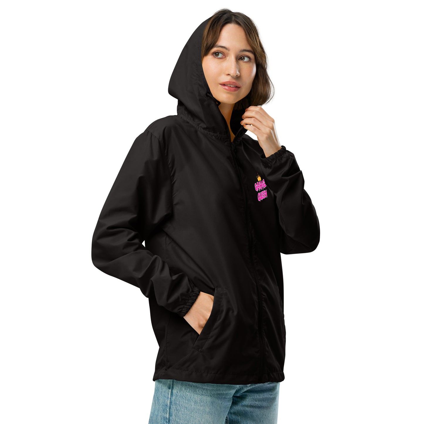 Garage Queen Unisex Lightweight Zip Up Windbreaker