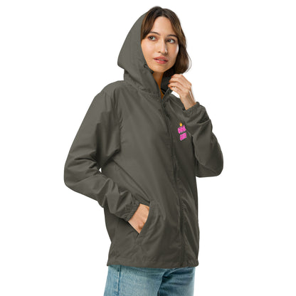 Garage Queen Unisex Lightweight Zip Up Windbreaker