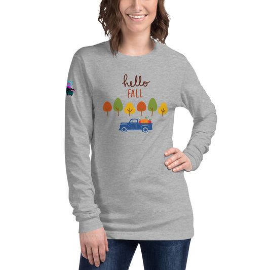 Hello Fall Unisex Long Sleeve Soft Tee