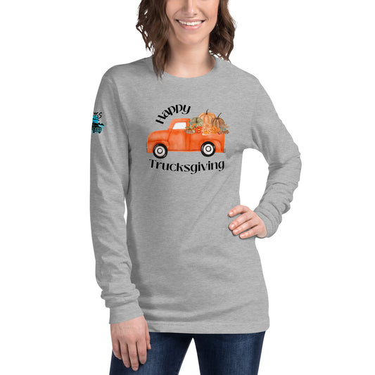 Happy Trucksgiving Unisex Long Sleeve Tee