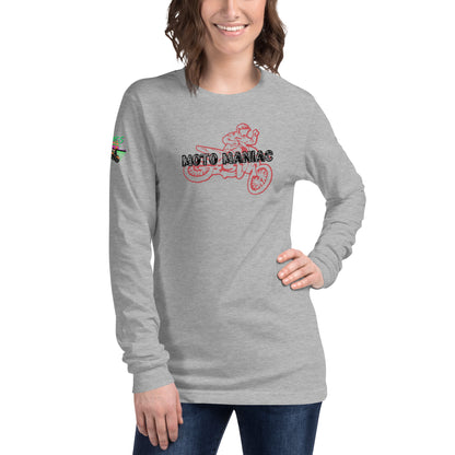 Moto Maniac Unisex Long Sleeve Tee