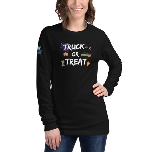 Truck Or Treat Unisex Long Sleeve Tee