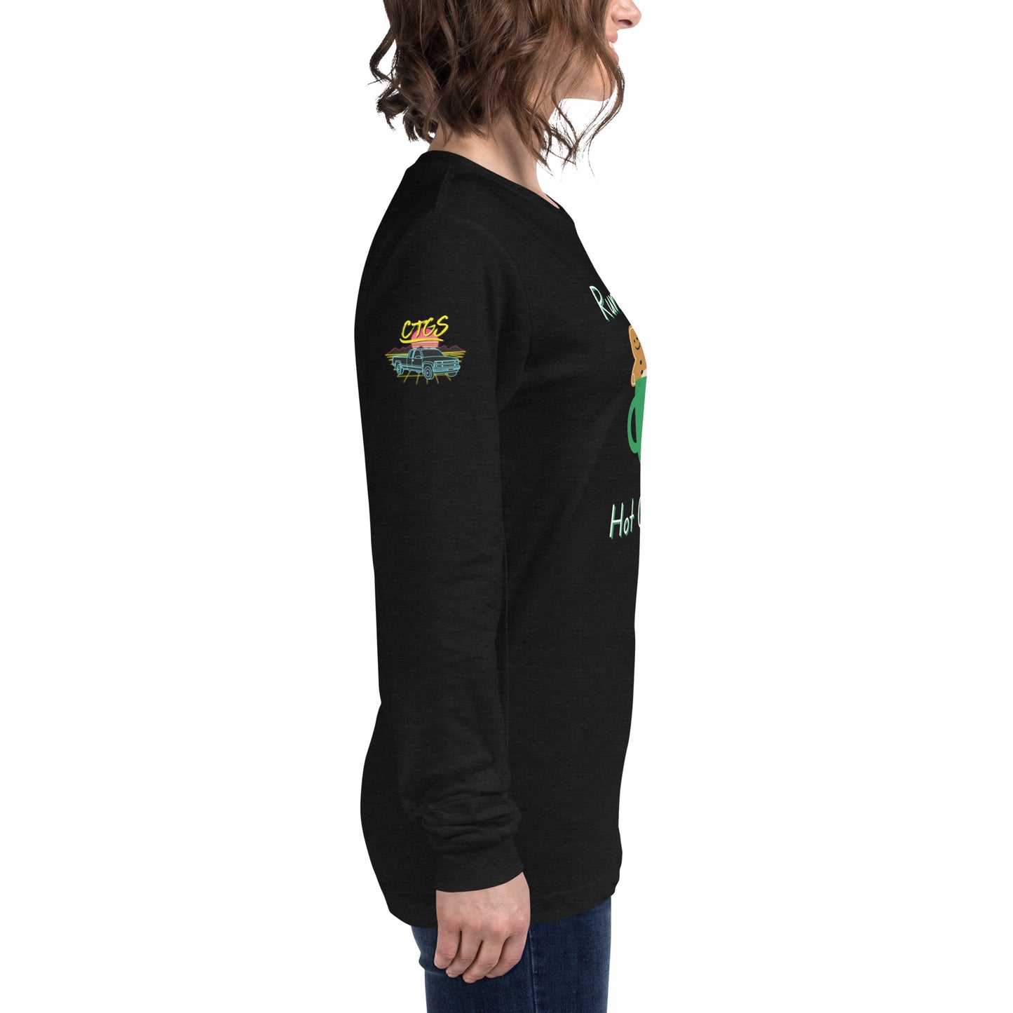 Running On Hot Chocolate Unisex Long Sleeve Tee