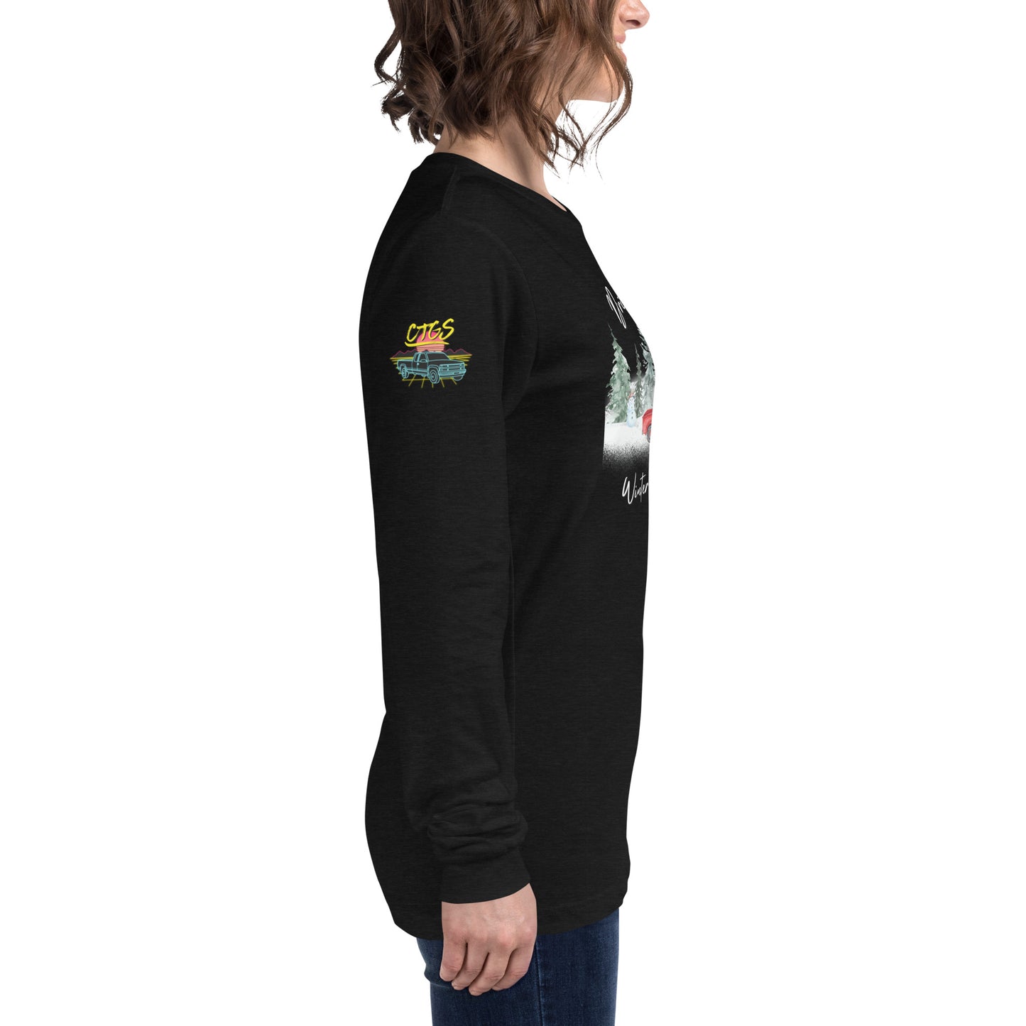 Driving In A Winter Wonderland Unisex Long Sleeve Tee