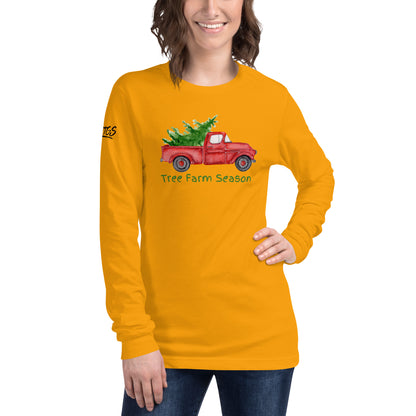 Tree Farm Season Unisex Long Sleeve Tee