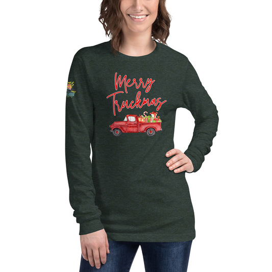 Merry Truckmas Unisex Long Sleeve Tee