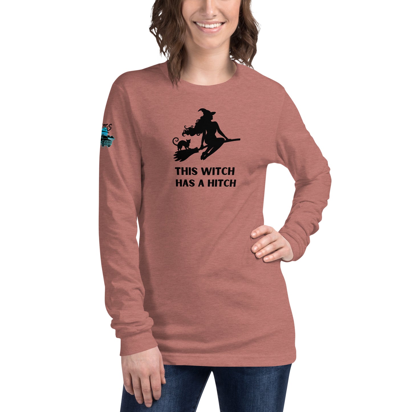This Witch Has A Hitch Unisex Long Sleeve Tee
